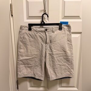 Mens Flag & Anthem Linen Blend Shorts